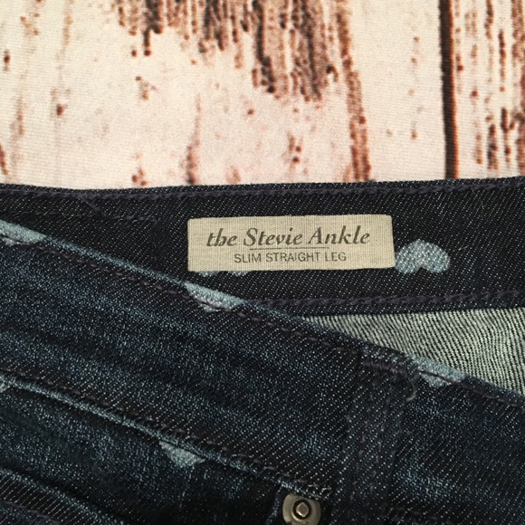 AG Adriano Goldschmeid Stevie ankle hearts sz 26 - Picture 6 of 8